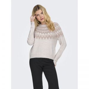 ONLFRY LS JQ GLITTER O-NECK CC 189959004 Pumic