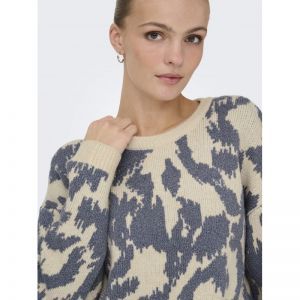 ONLGIGI LS GLITTER O-NECK KNT 180083001 Birch